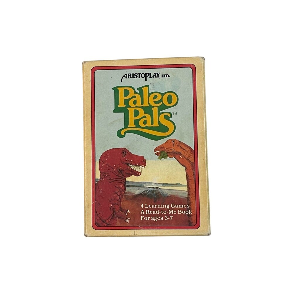 Aristoplay Paleo Pals Dinosaur Learning Game with Cards & Booklet (1987)